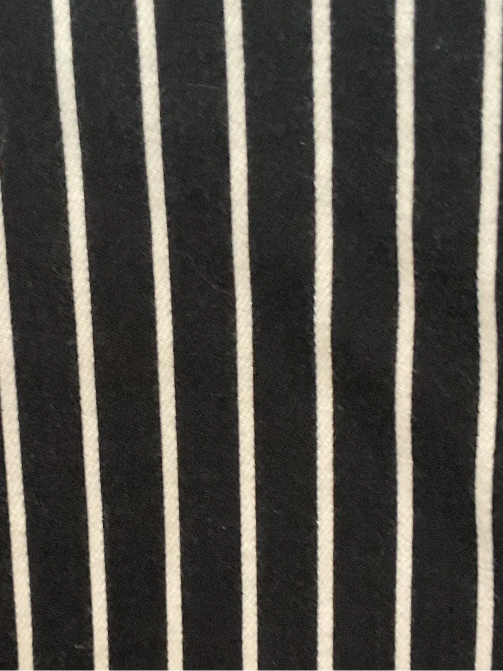 Chico’s Platinum Black and White Striped Denim Ankle Jeans Size .5 Reg 6 - Picture 9 of 12